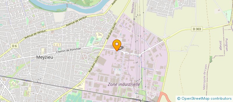 localisation de l'entreprise DECAP'EXPRESS à MEYZIEU