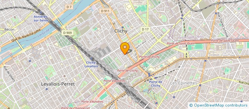 localisation de l'entreprise DECAP HOTTE à CLICHY