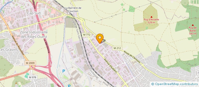 localisation de l'entreprise DECAP'LAQUAGE  COURNON-D'AUVERGNE