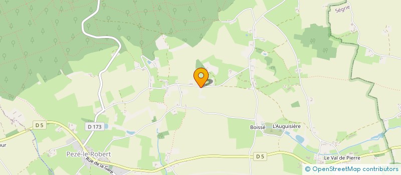 localisation de l'entreprise DECAP MATERIAUX  PEZE LE ROBERT