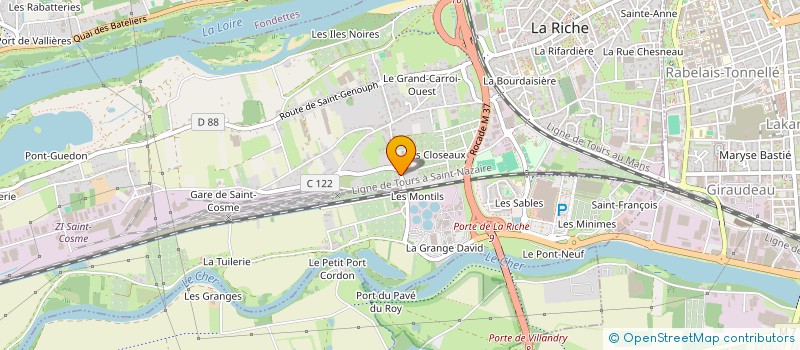 localisation de l'entreprise DECAP ROUILLE à LA RICHE