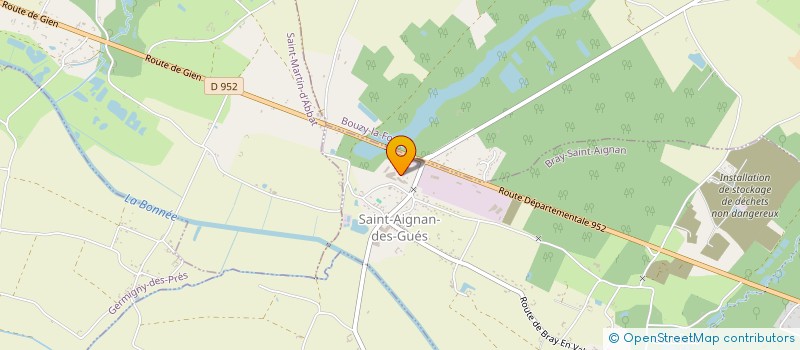 localisation de l'entreprise DECAP SERVICE 45 à BRAY-SAINT-AIGNAN