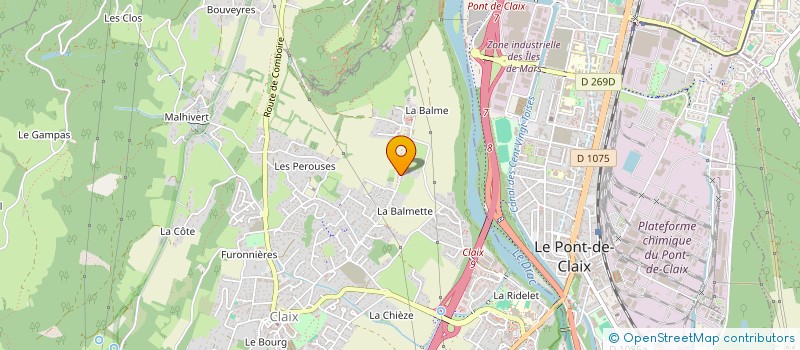 localisation de l'entreprise DECAPAGE BIO TENDANCES  CLAIX