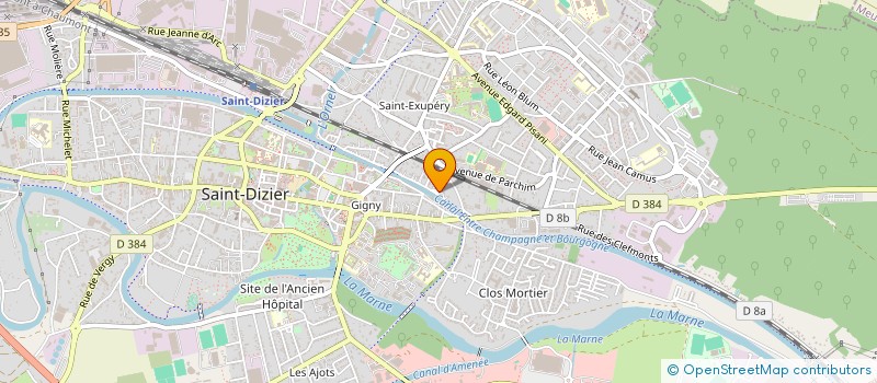 localisation de l'entreprise DECAPAGE BRAGARD à SAINT-DIZIER