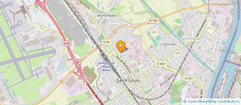 localisation de l'entreprise DECAPAGE ECO 68 EURL à SAINT-LOUIS