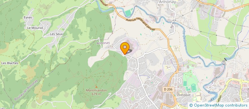 localisation de l'entreprise DECAPAGE LASER 07  ANNONAY