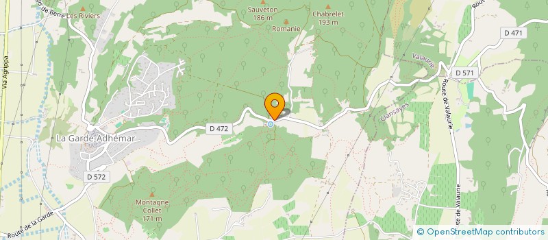 localisation de l'entreprise DECAPE à LA GARDE-ADHEMAR