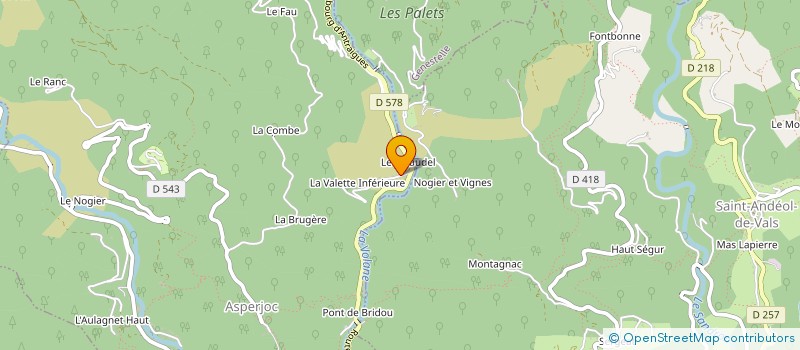 localisation de l'entreprise DECAPECO 07  SAINT-PRIVAT