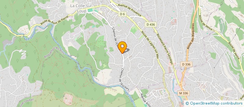 localisation de l'entreprise DECAPMAX  LA COLLE-SUR-LOUP