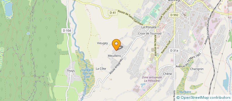 localisation de l'entreprise DECAPXTREM.01  BELLEY