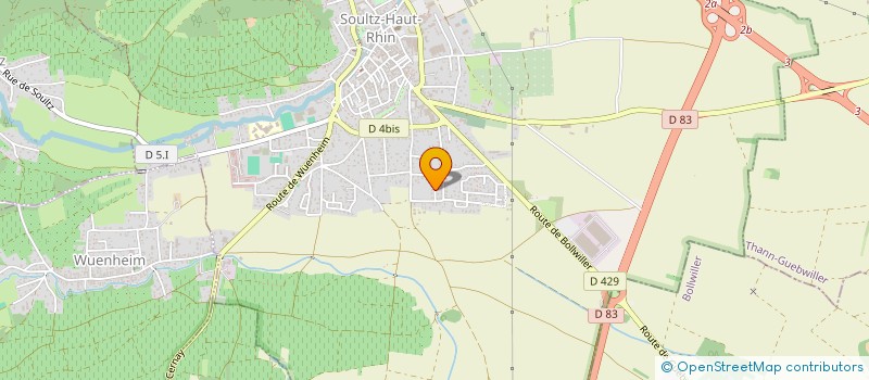 localisation de l'entreprise DECARB SOLUTIONS à SOULTZ-HAUT-RHIN