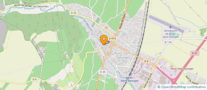 localisation de l'entreprise DECARB SPACE SYSTEMS à NUITS-SAINT-GEORGES
