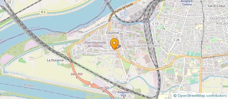 localisation de l'entreprise DECAREST à AVIGNON