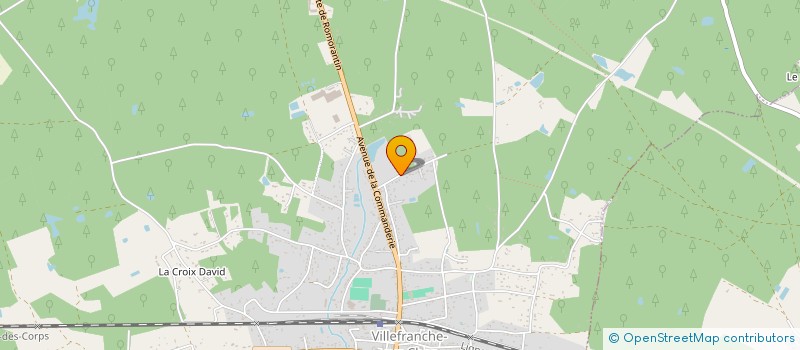 localisation de l'entreprise DECARIS PATRICIA  VILLEFRANCHE-SUR-CHER