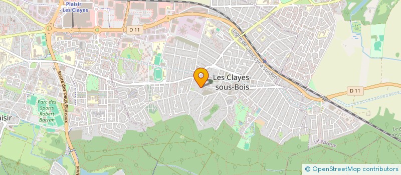 localisation de l'entreprise DECARRIS  LES CLAYES-SOUS-BOIS