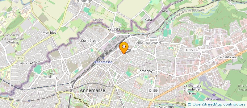 localisation de l'entreprise DECARROUX DOUGOUD ANDRE ET GEORGES  VILLE-LA-GRAND