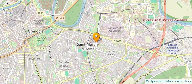 localisation de l'entreprise DECATECH à SAINT-MARTIN-D'HERES