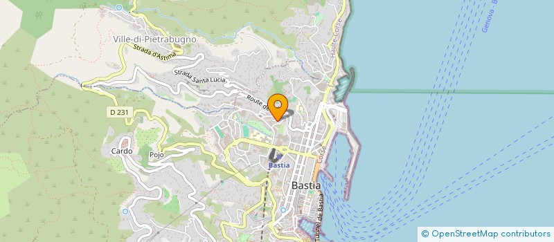 localisation de l'entreprise DECATHCORSE à BASTIA