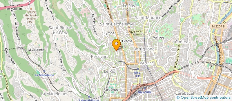 localisation de l'entreprise DECAUDAIN GOUALIN à NICE