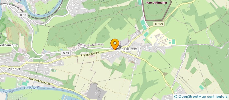 localisation de l'entreprise DECAUX INVESTISSEMENT  SAINT-LAURENT