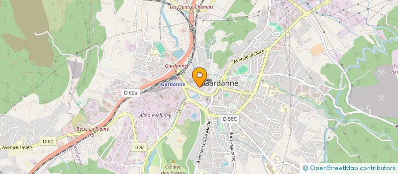 localisation de l'entreprise DECAUX MORHANGE à GARDANNE