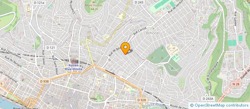 localisation de l'entreprise DECAUX PORTE OCEANE  ROUEN