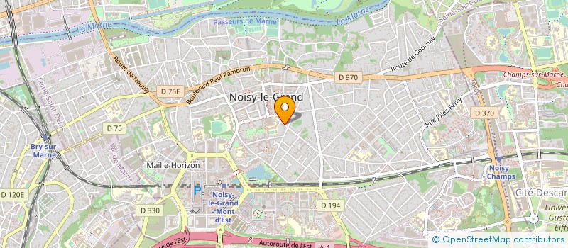 localisation de l'entreprise DECCA  NOISY-LE-GRAND