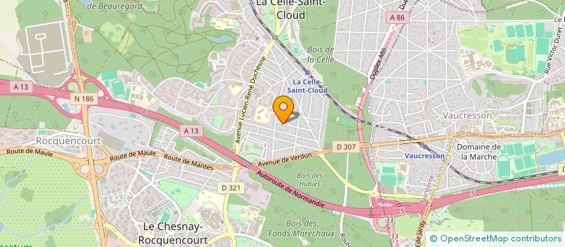 localisation de l'entreprise DECELEX à LA CELLE-SAINT-CLOUD