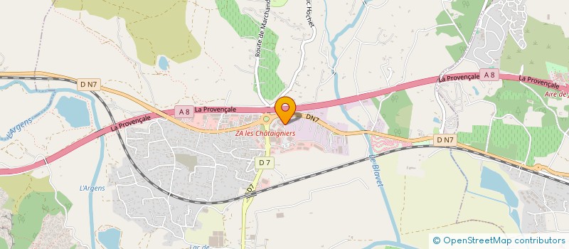 localisation de l'entreprise DECELLE ETANCHEITE  ROQUEBRUNE-SUR-ARGENS