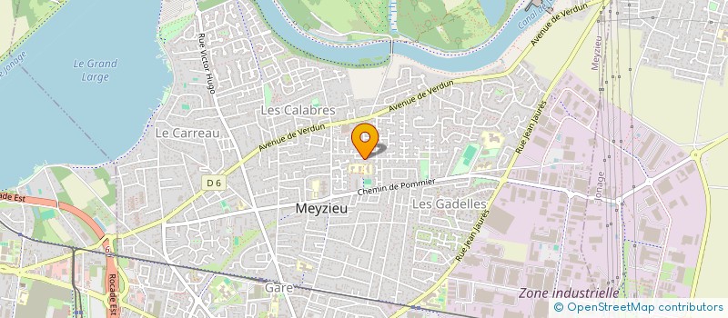 localisation de l'entreprise DECELO  MEYZIEU