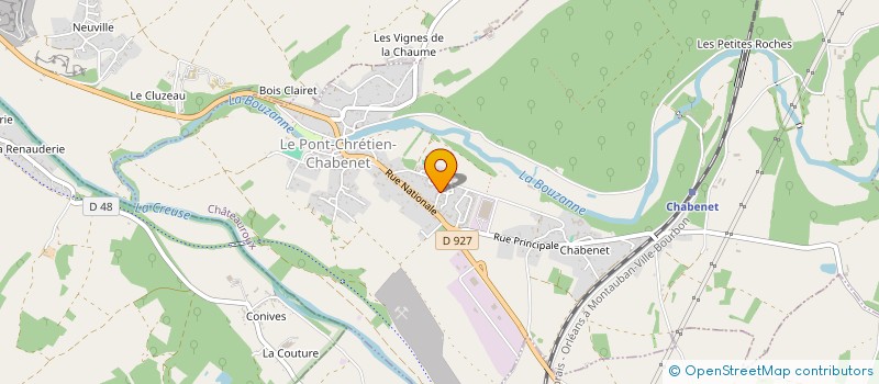 localisation de l'entreprise DECEMCE à LE PONT-CHRETIEN-CHABENET