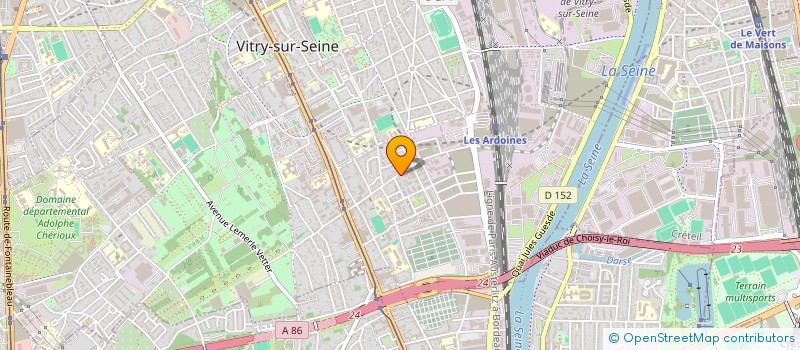 localisation de l'entreprise DECENTRAL OFFICE à VITRY-SUR-SEINE