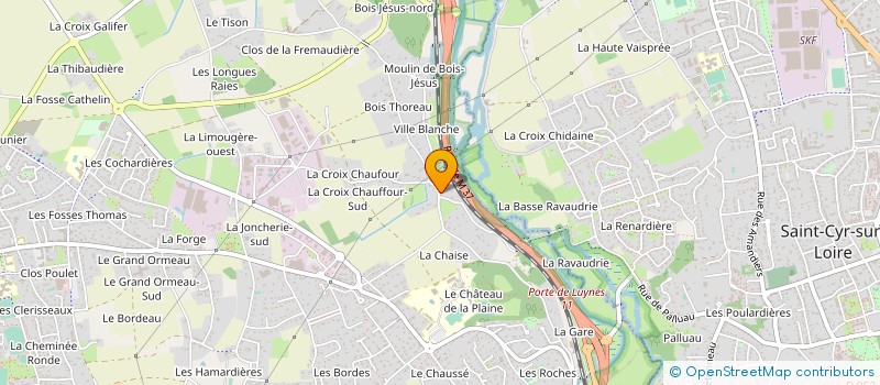 localisation de l'entreprise DECHA à FONDETTES