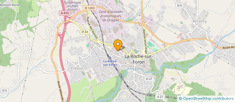 localisation de l'entreprise DECHAMBOUX CORPORATION à LA ROCHE-SUR-FORON