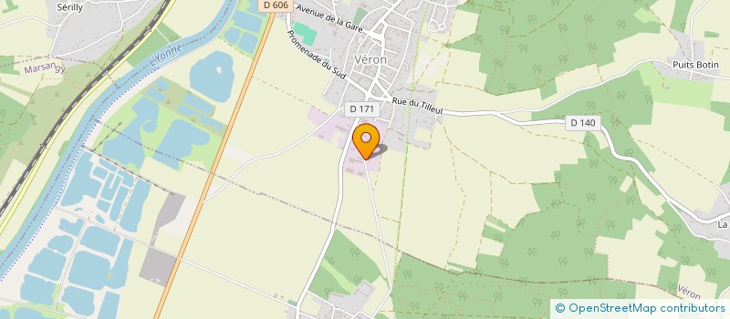 localisation de l'entreprise DECHAMBRE DANIEL  VERON