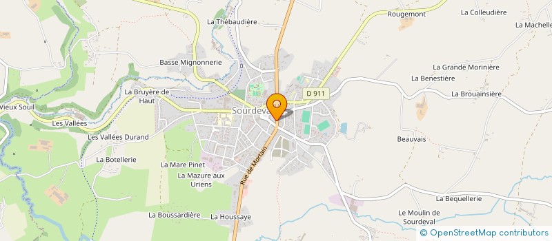 localisation de l'entreprise DECHANCE OPTIQUE SOURDEVAL  SOURDEVAL