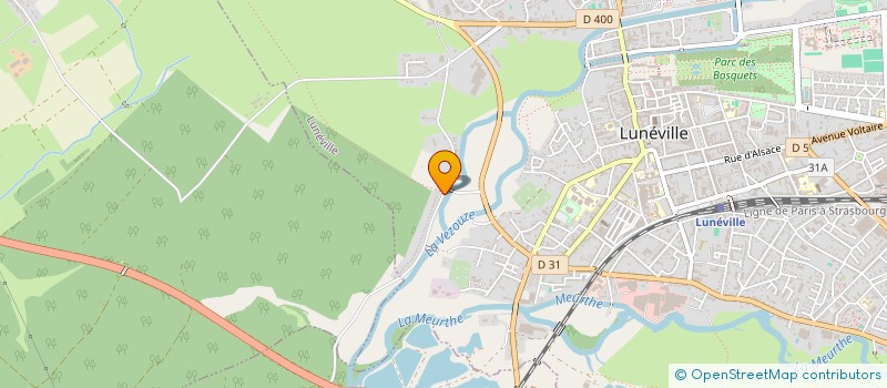 localisation de l'entreprise DECHANET  LUNEVILLE