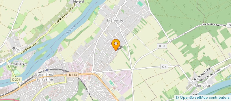 localisation de l'entreprise DECHANOLLE  FRENEUSE