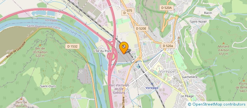 localisation de l'entreprise DECHANOZ à VOREPPE
