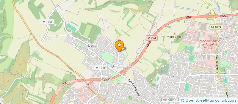 localisation de l'entreprise DECHAPOT  DAIX