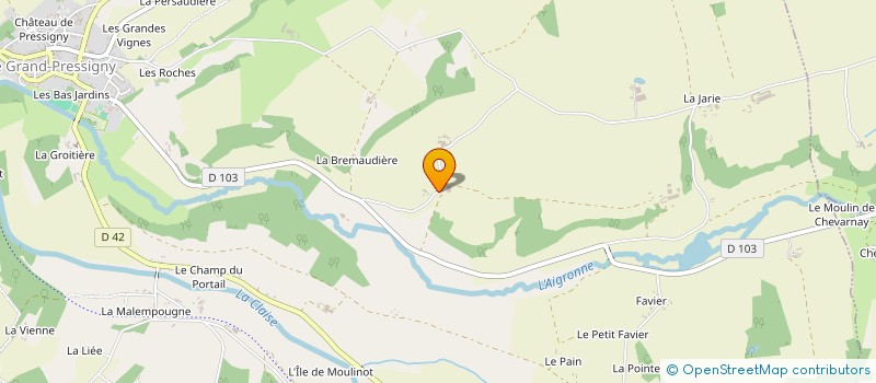 localisation de l'entreprise DECHARTE LAURENT à LE GRAND-PRESSIGNY
