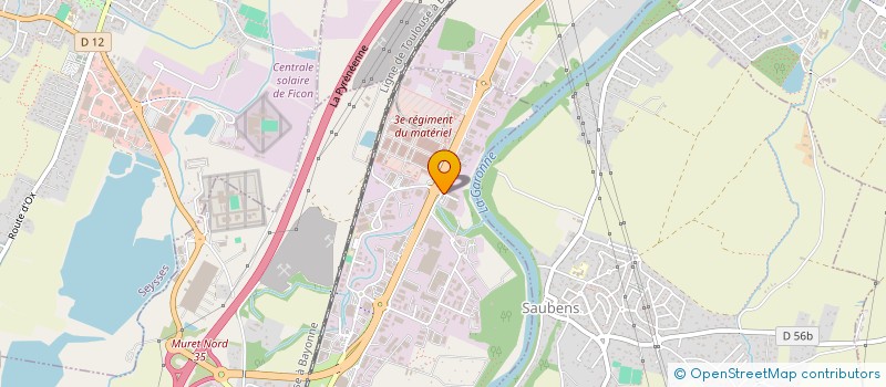 localisation de l'entreprise DECHAUMONT FINANCES à MURET