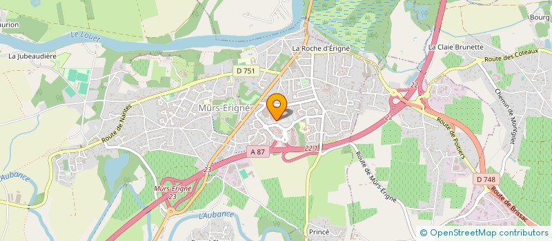 localisation de l'entreprise DECHAUX  MURS-ERIGNE