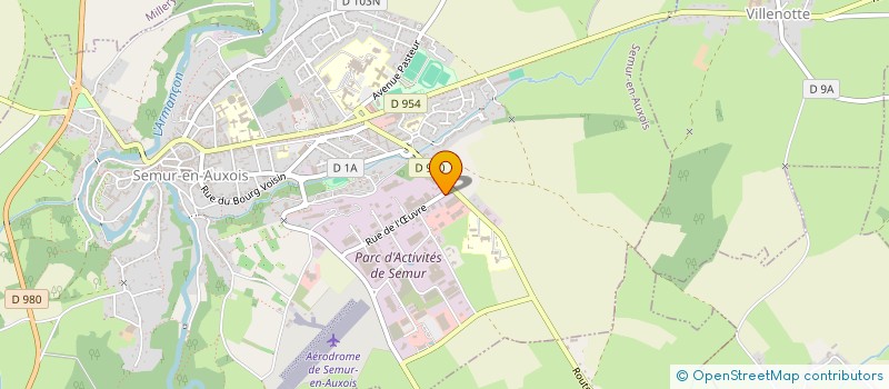 localisation de l'entreprise DECHAUX DELPRAT  SEMUR-EN-AUXOIS