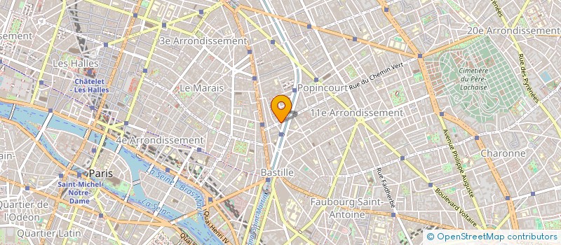 localisation de l'entreprise DECHELETTE-PAILLARD à PARIS