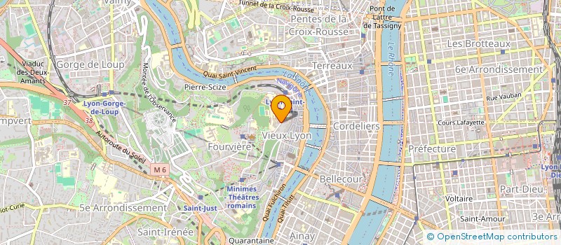 localisation de l'entreprise DECHEN  VILLEURBANNE