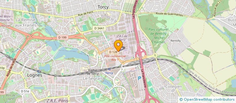 localisation de l'entreprise DECHENAUD à TORCY
