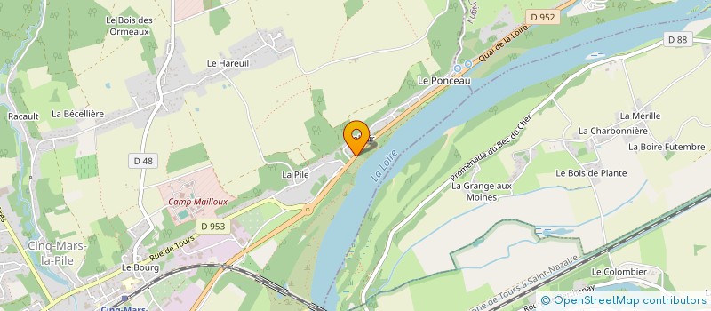 localisation de l'entreprise DECHENE INDIVISION  LANGEAIS