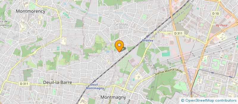 localisation de l'entreprise DECHER  GROSLAY