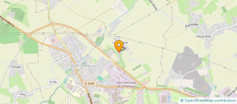 localisation de l'entreprise DECHERF DEVELOPPEMENT  PONT-A-MARCQ